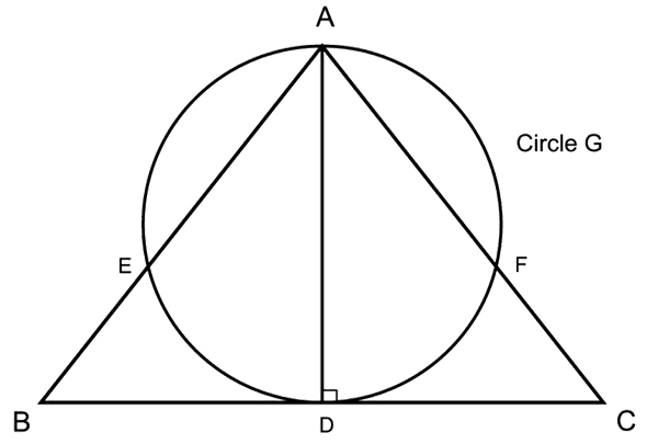 Symmetry Triangle with Circles and Squares